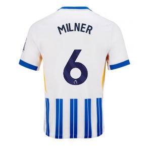 Billiga Brighton James Milner #6 Hemmatröja 2024-25 Kortärmad